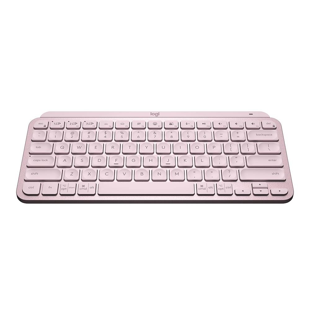 Teclado Sem Fio Multi-dispositivo Logitech Mx Keys Mini Rosa - 920-010507