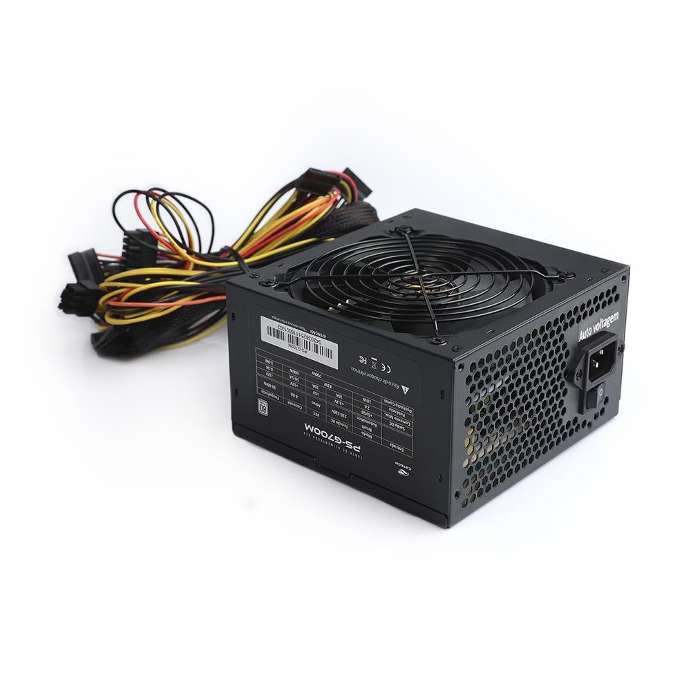 Fonte 700w Fonte Alimentacao C3tech 700w 80plus White Ps G700m