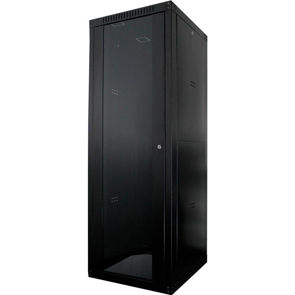 Rack Servidor Gforce Padrao 19 Polegadas 40u x 570 Piso Desmontavel Visor De Acrilico Preto