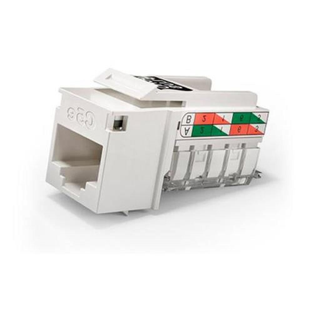 Conector Femea Sohoplus Cat.5E T568a/B Branco