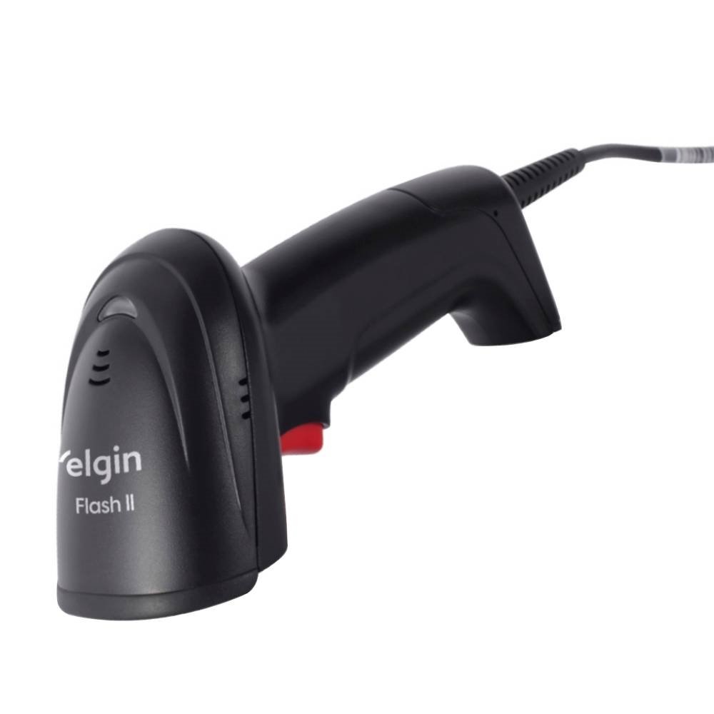 Leitor de Código de Barras Elgin CDD FlashII, USB, Preto