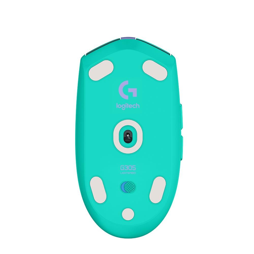 Mouse Logitech Gamer G305 Lightspeed Sem Fio Opt Usb Verde 910-006377