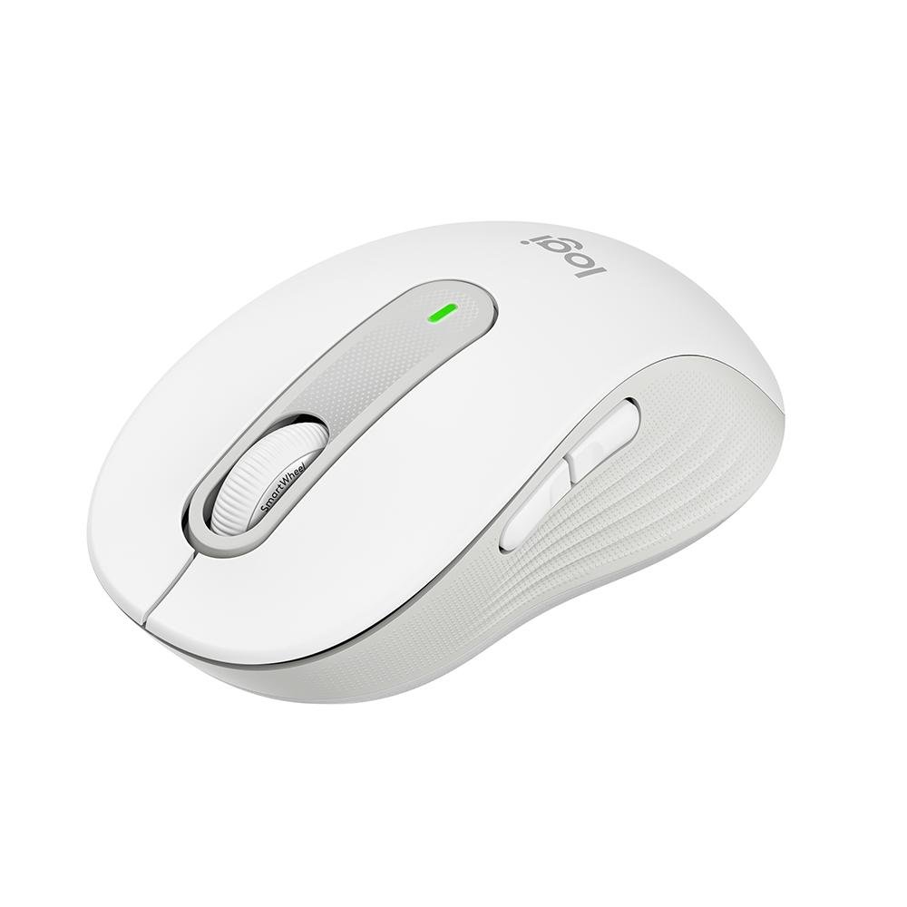 Mouse Sem Fio Logitech Signature M650 L - Branco - 910-006233