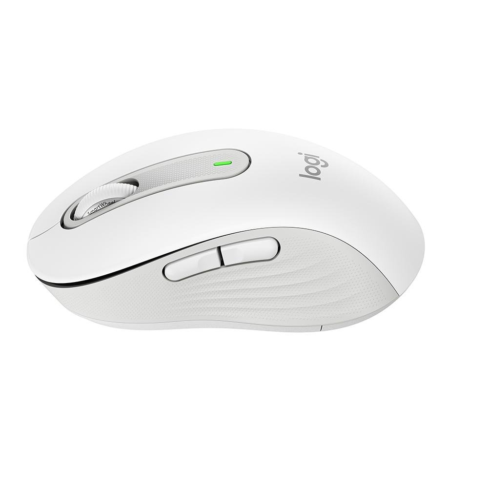 Mouse Sem Fio Logitech Signature M650 L - Branco - 910-006233