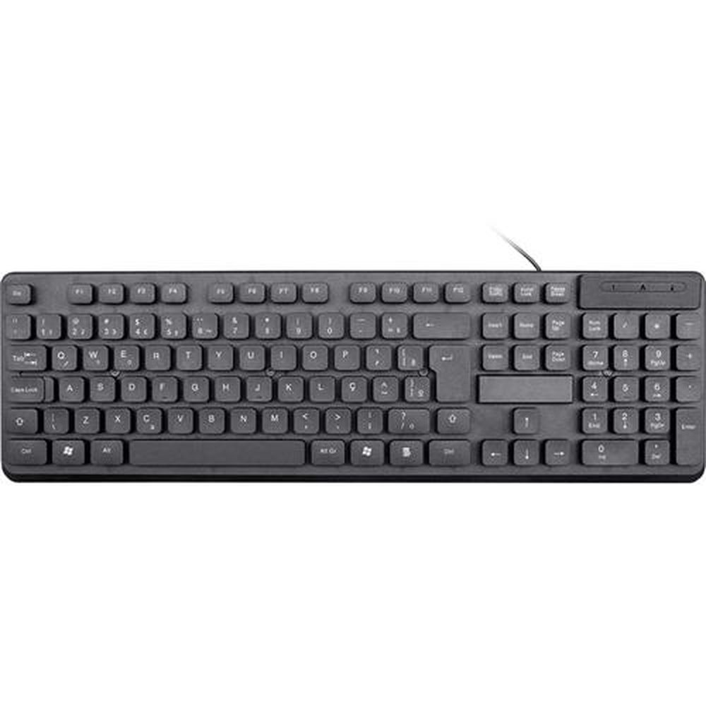 Teclado K-mex Kb-b828 Usb Preto Abnt2 - Kbb828u0001cb0x