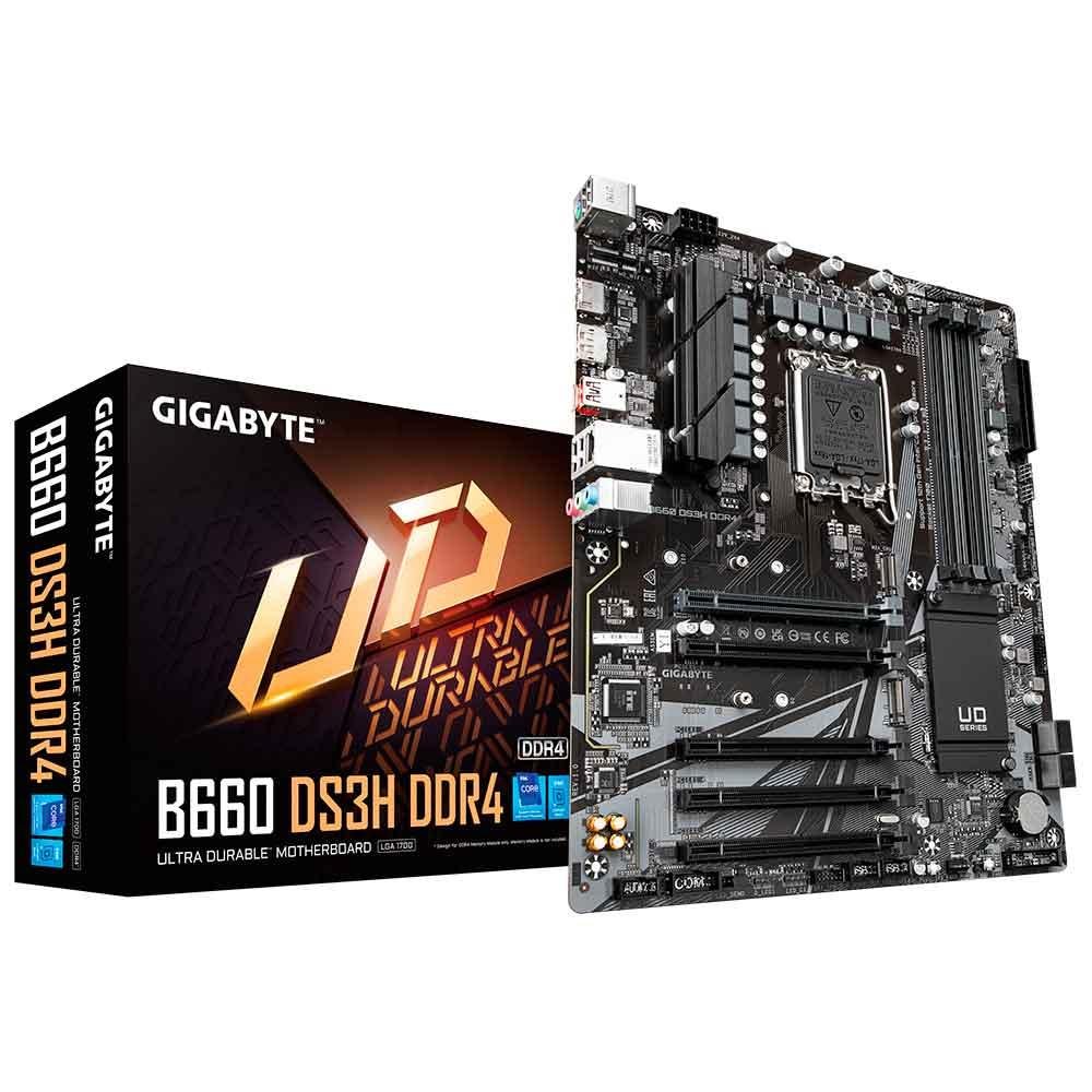 Placa Mae (intel) Gigabyte B660 Ds3h Ddr4 Lga1700 12° Geracao
