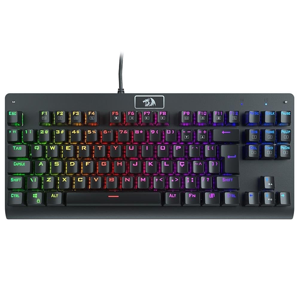 Teclado Mecanico Redragon Dark Avenger Preto Switch Brown - K568r
