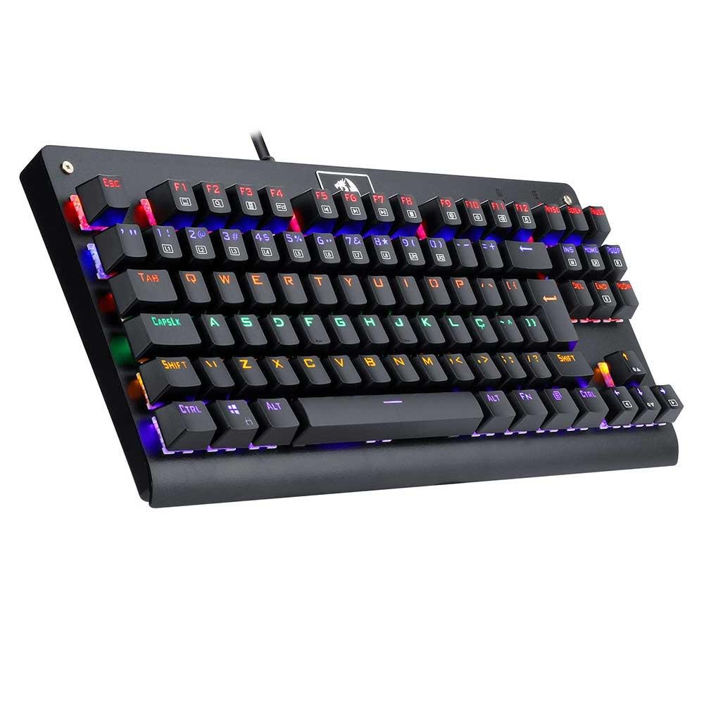 Teclado Mecanico Redragon Dark Avenger Preto Switch Blue - K568r