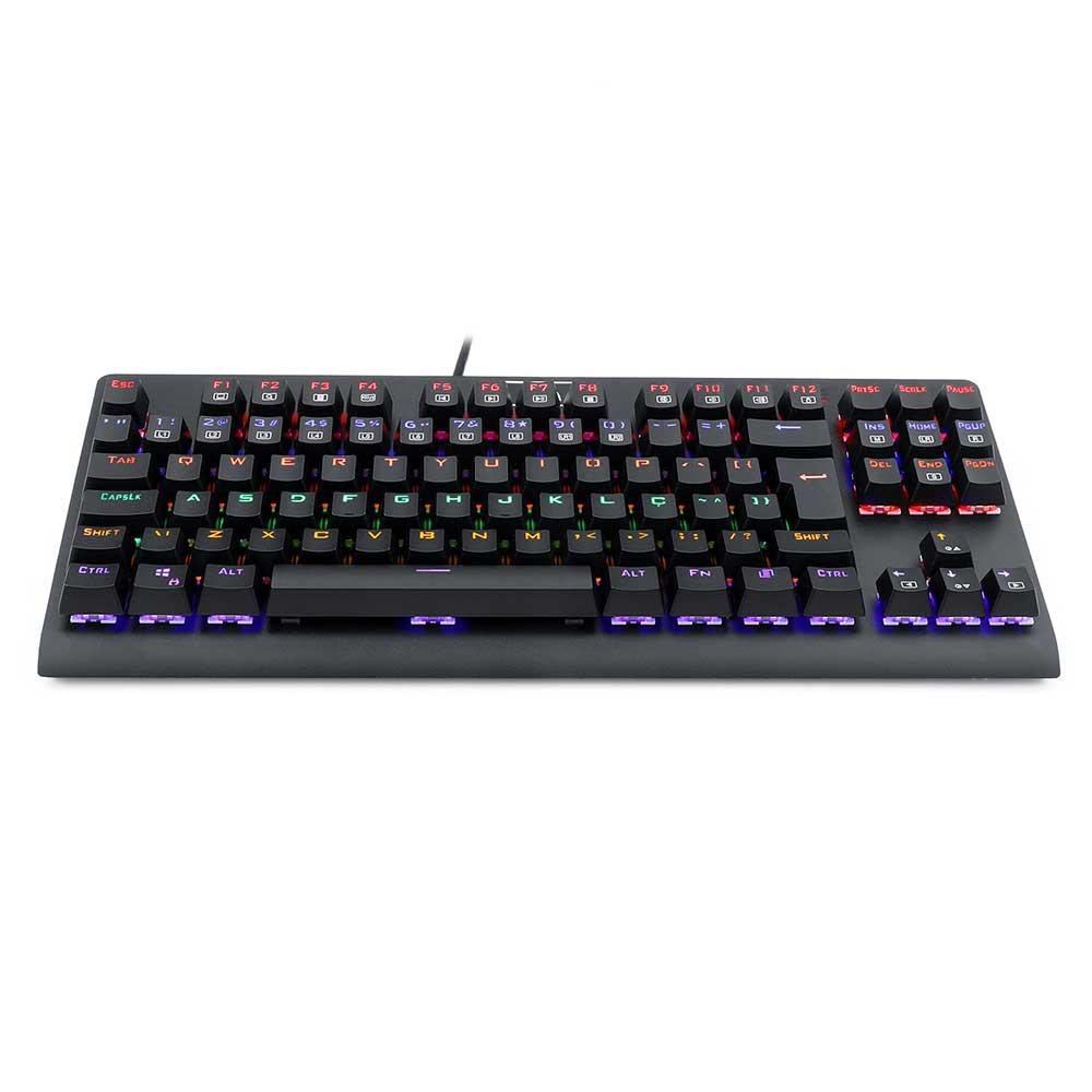 Teclado Mecanico Redragon Dark Avenger Preto Switch Blue - K568r