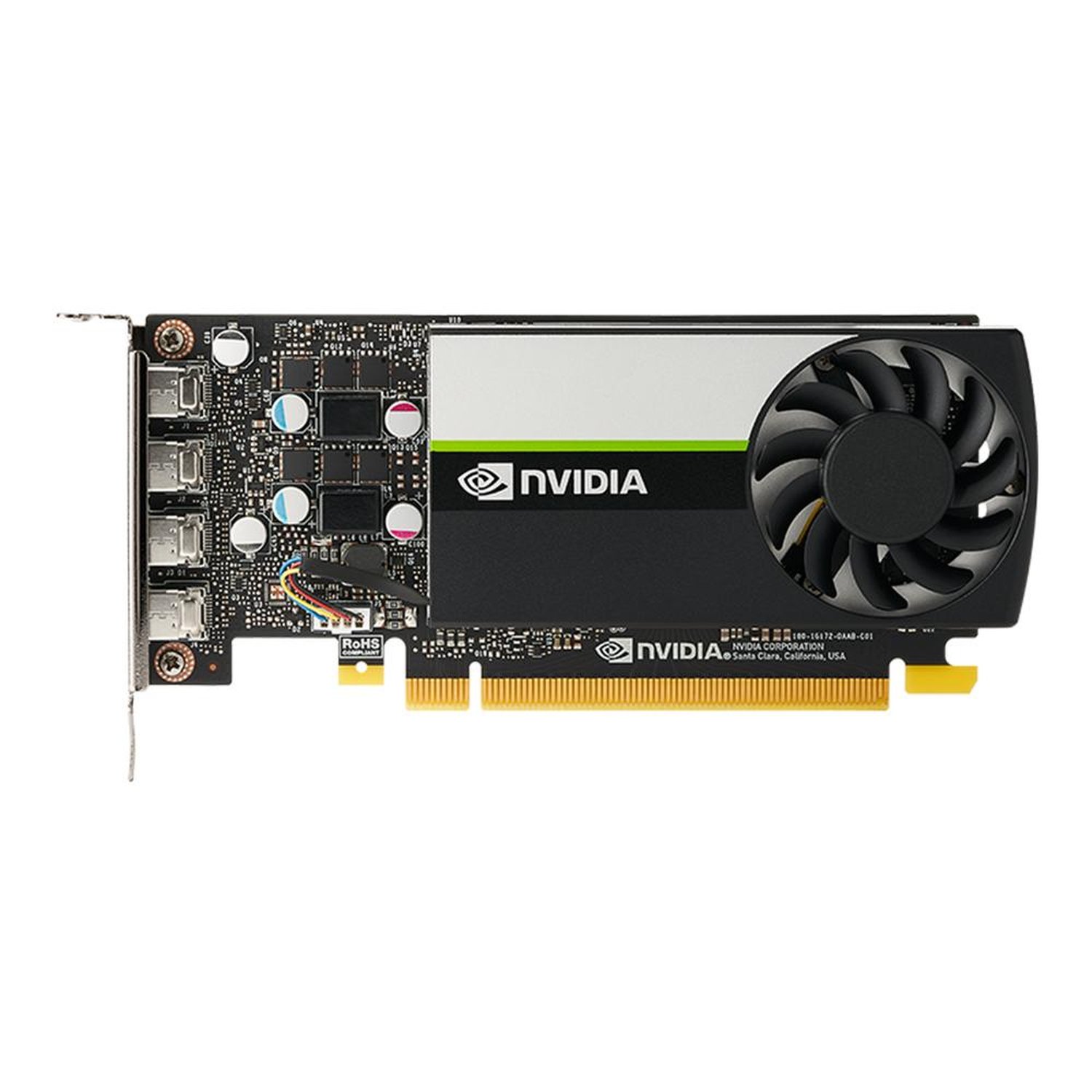 Placa De Video Pny Nvidia Quadro Turing T1000, 4gb, Gddr6, 128bits - Vcnt1000-pb
