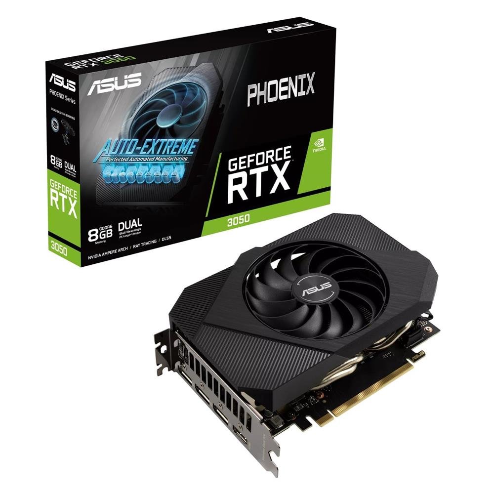 Placa De Video Asus Geforce Rtx 3050 Phoenix 8gb Gddr6 128bits Ph-rtx3050-8g