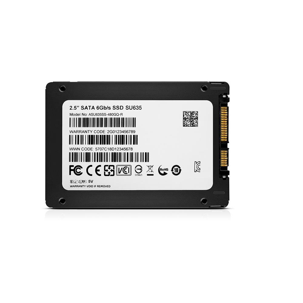 Ssd Adata Ultimate Su650, 480Gb, Sata Iii, Leitura 520Mb/S E Gravação 450Mb/S