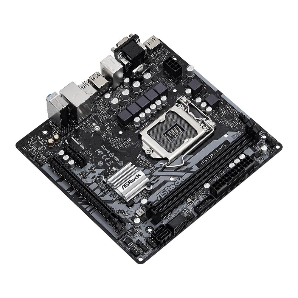 Placa Mae (intel) Asrock H510m-hvs R2.0 Ddr4 Lga1200 10° E 11° Geracao