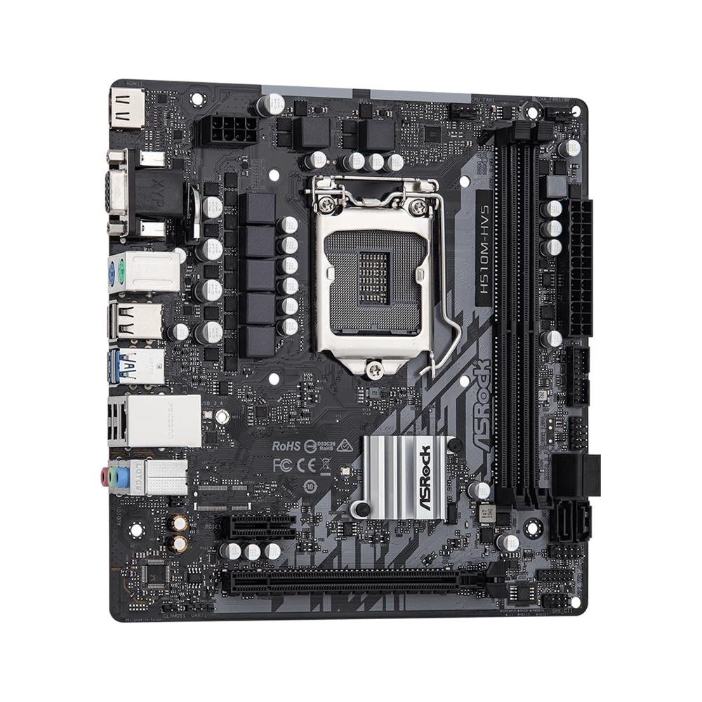 Placa Mae (intel) Asrock H510m-hvs R2.0 Ddr4 Lga1200 10° E 11° Geracao
