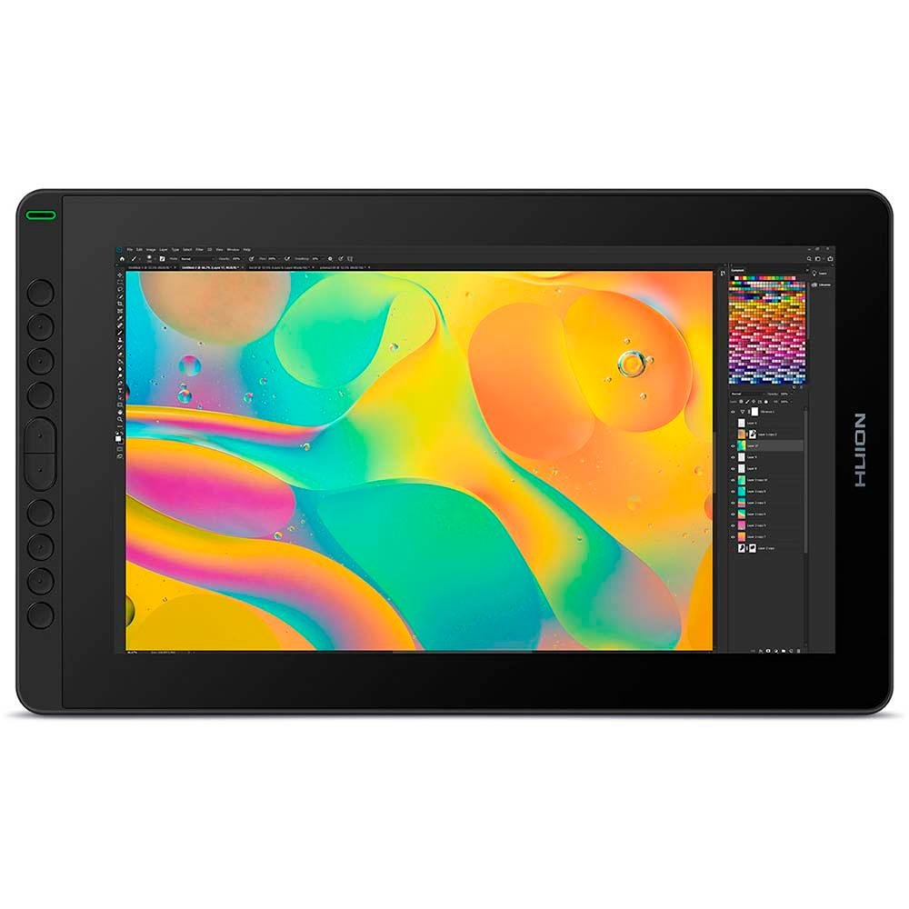 Mesa Digitalizadora Huion Kamvas Pro Rds-160-k, Caneta Pw517, Cosmo Black
