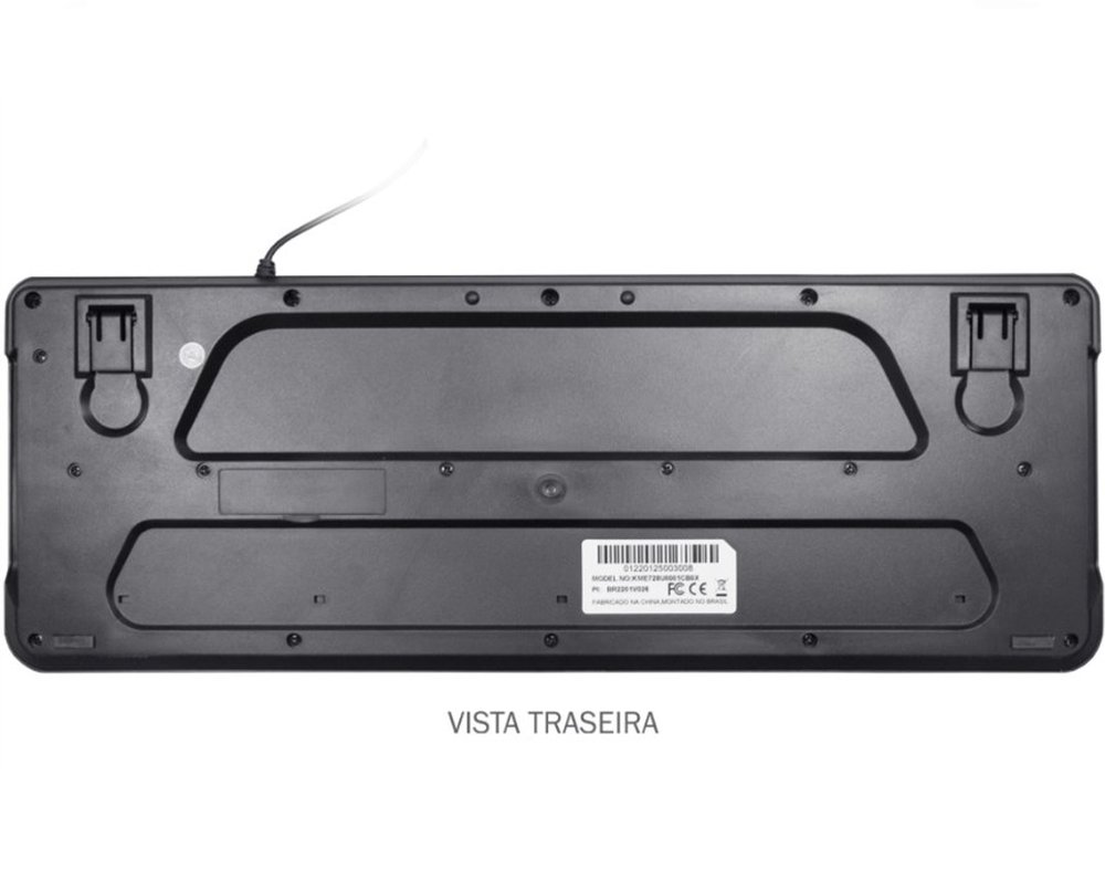 Teclado K-mex Km-e728 Usb Preto Abnt2 - Kme728u0001cb0x