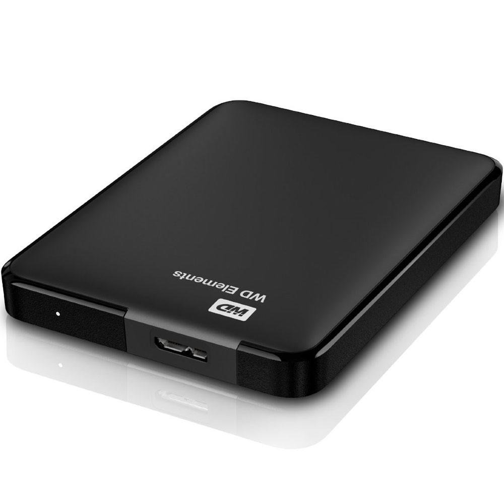 HD Externo WD Elements 1TB Portátil 2,5" ¿ USB 3.0, Compacto, Plug & Play, WDBUZG0010BBK