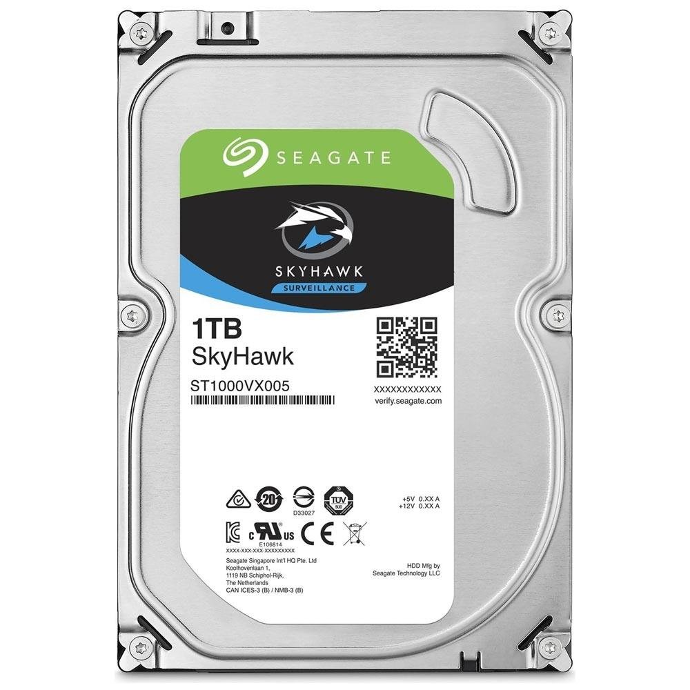 Hd Seagate Surveillance Skyhawk 01Tb 3.5" Sata
