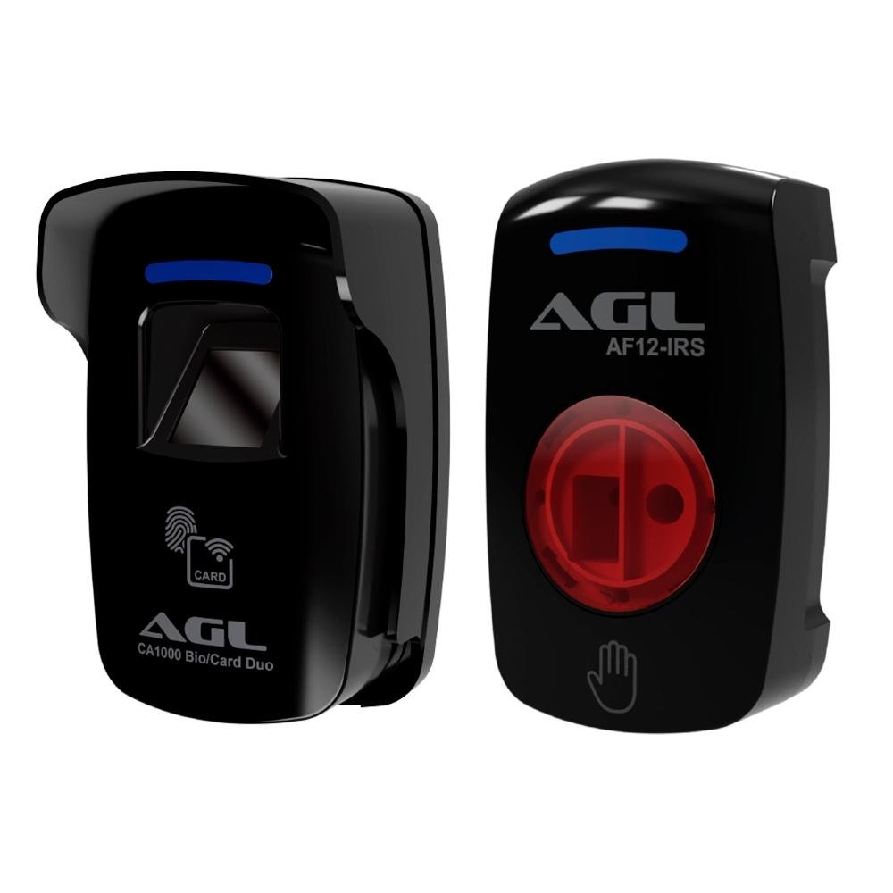 Controle De Acesso Ca1000 Bio Card Duo Sobrepor Preto - Agl