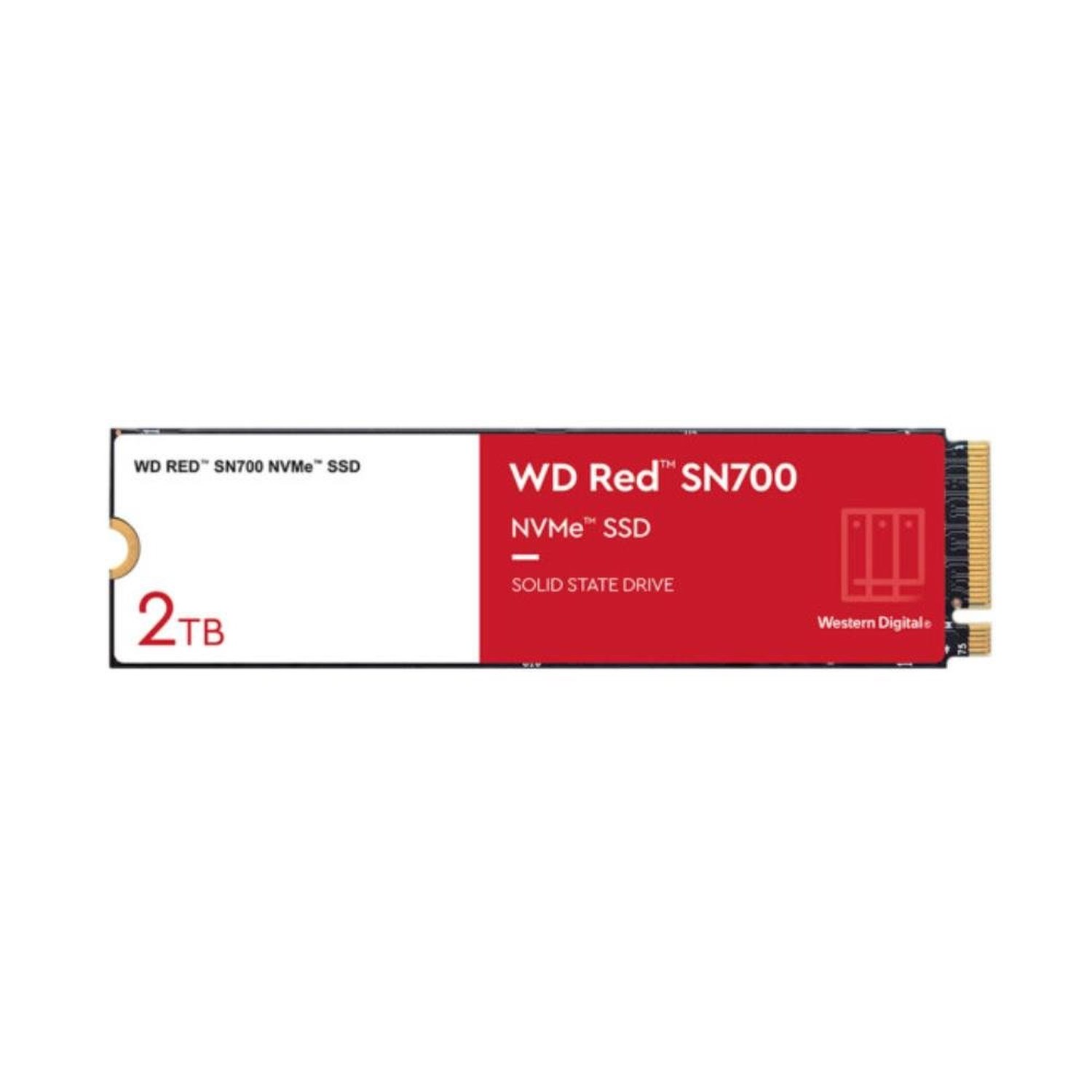Ssd M.2 2280 Wd Sn700 Red 2Tb Nvme - Wds200t1r0c