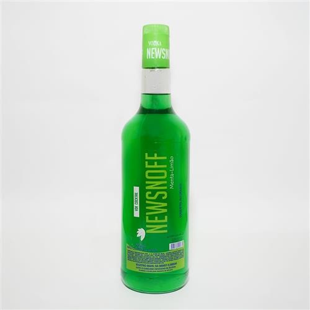 Vodka Newsnoff Menta Com Limão 960 ml Vidro - Embalagens Contém 6 Unidades
