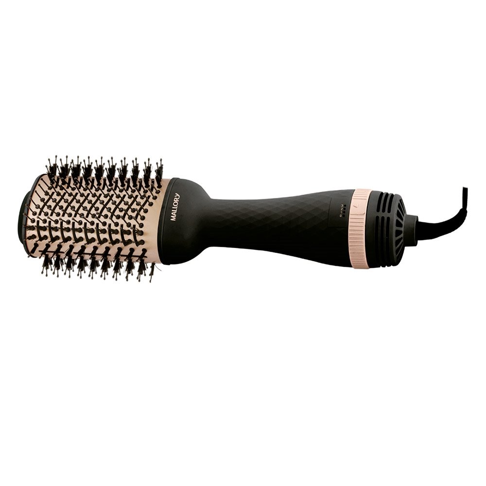 Escova Secadora Mallory Sublime Liss 2 Velocidades, 3 Temperaturas Preto/Dourado, 110V