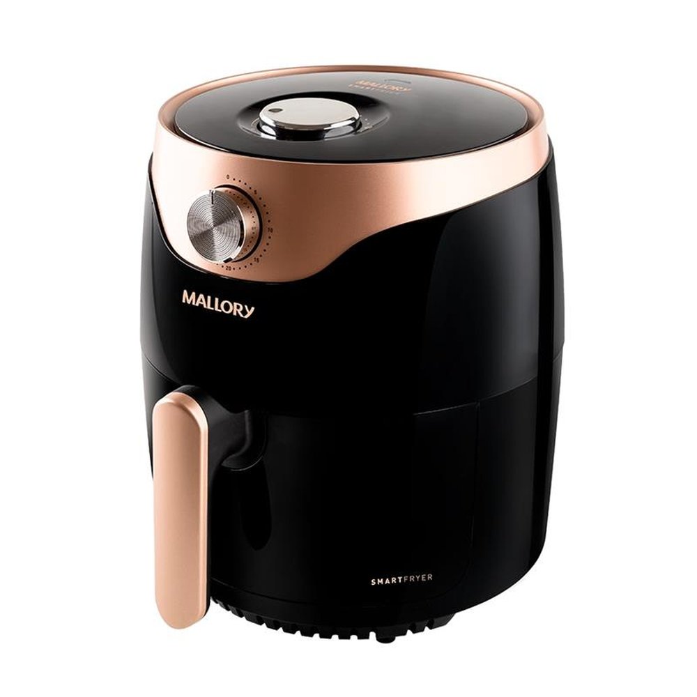 Fritadeira Air Fryer Mallory Smart Fryer 3 Litros Preto/Dourado, 220V