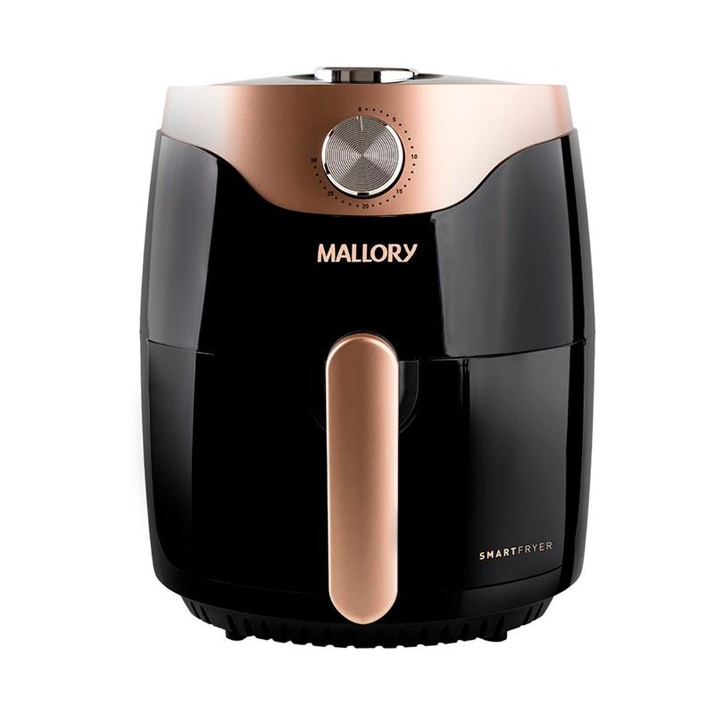 Fritadeira Air Fryer Mallory Smart Fryer 3 Litros Preto/Dourado, 220V