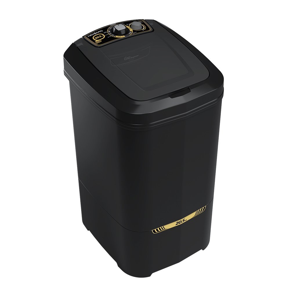 Tanquinho/Máquina de Lavar Roupas Semi-Automática 20,5Kg Newmaq Preta, 220V