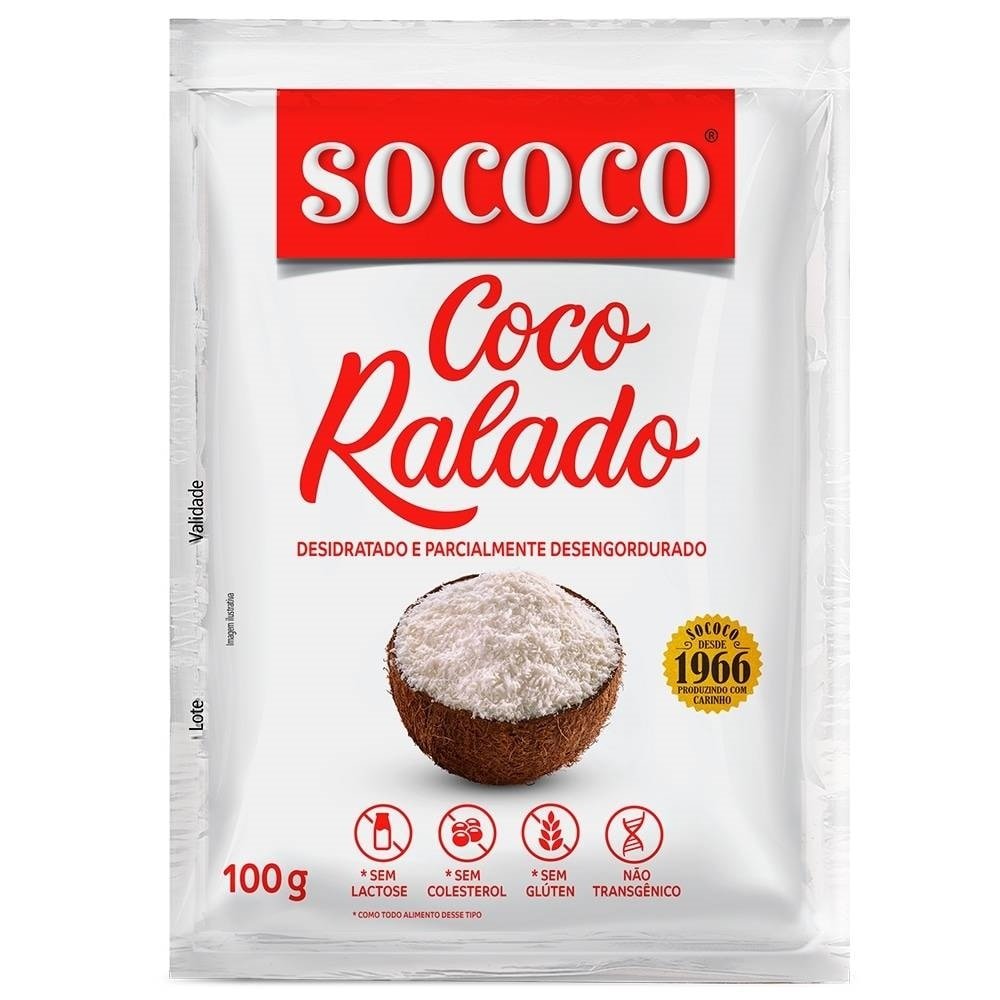 Coco Ralado Sococo Puro 100g