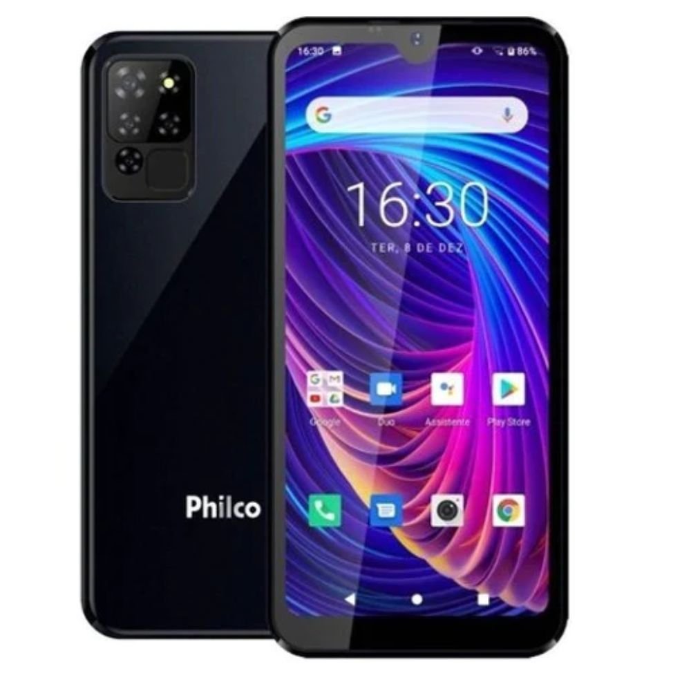 Smartphone Philco Hit P8 64Gb 3Gb Ram 4G - Dark Blue