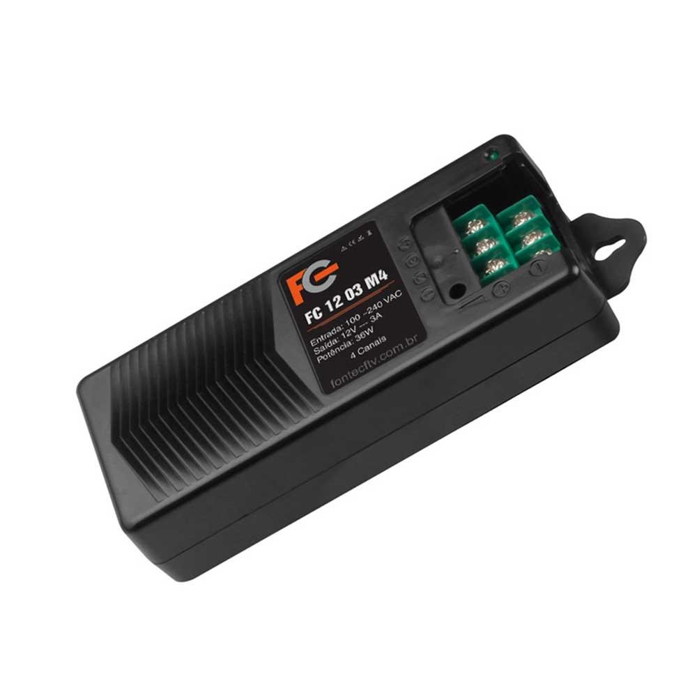 Fonte Desktop Multissaida 12v 5a Com 4 Saidas Fc Fontes