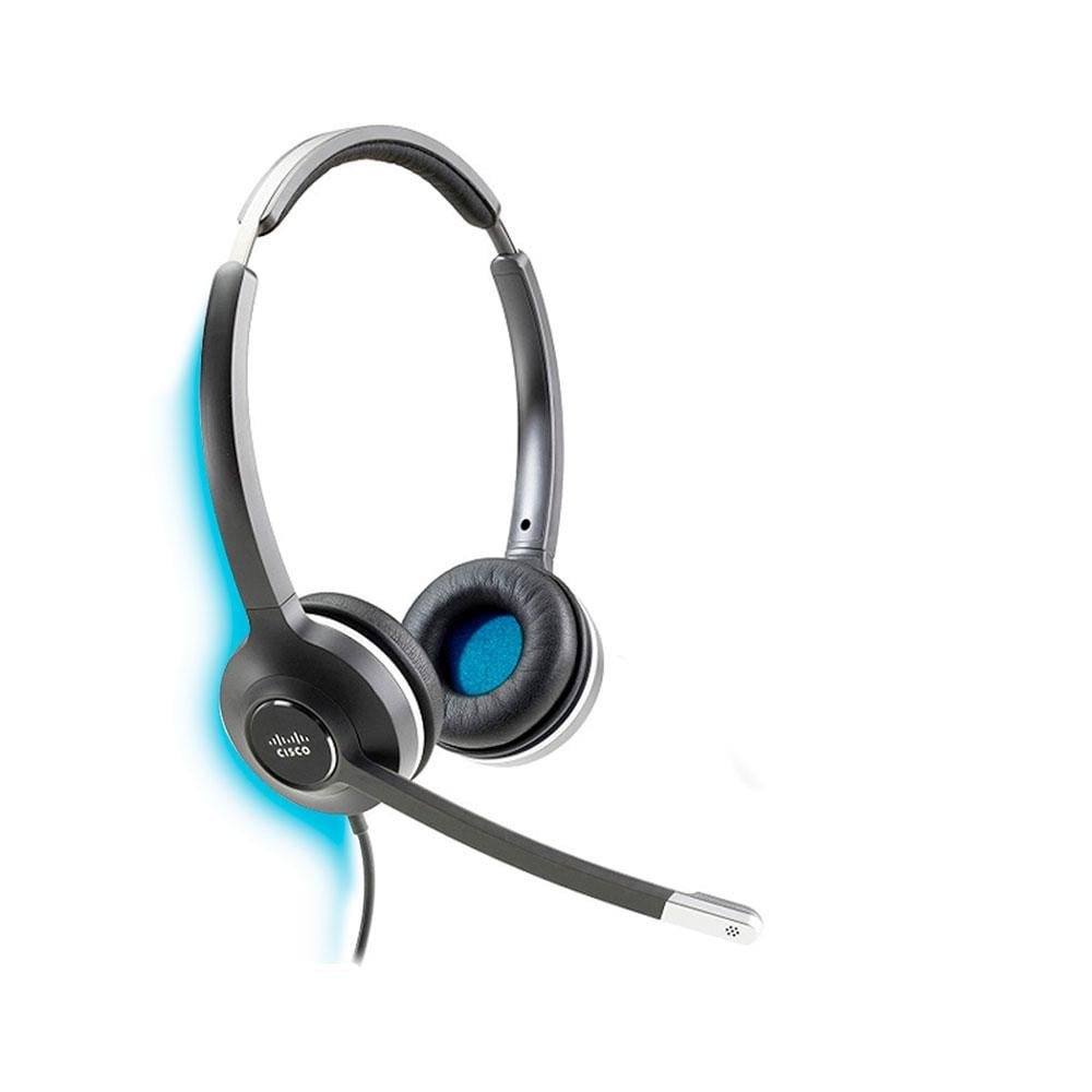 Headset Cisco 532, Com Fio Duplo Com Adaptador De Fone De Ouvido Usb-a - Cp-hs-w-532-usba=