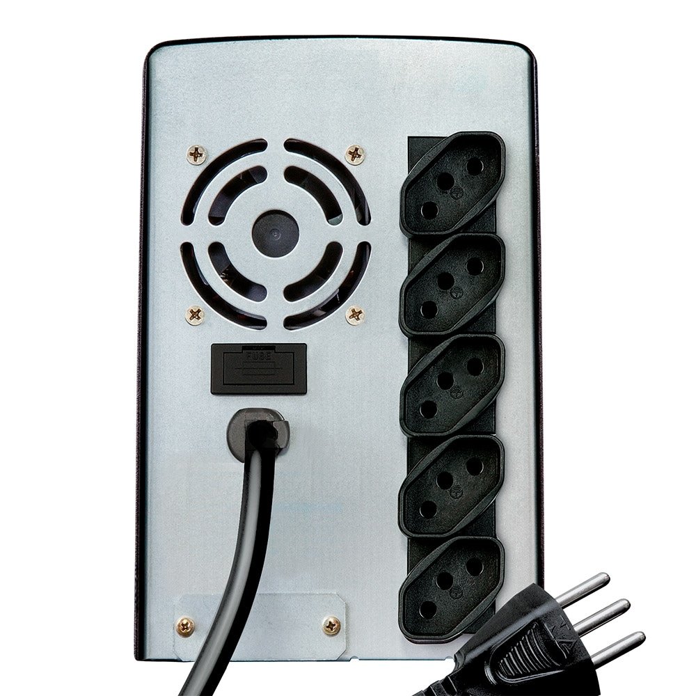 Nobreak SMS NET 4 +, 1500VA, 5 Tomadas, com Conexão para Bateria Externa, Entrada e Saída 220V