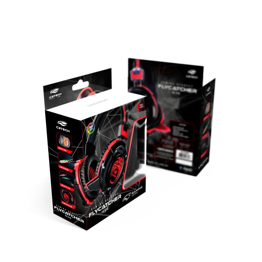 Fone Com Microfone Game Flycatcher PH-G10BK C3Tech