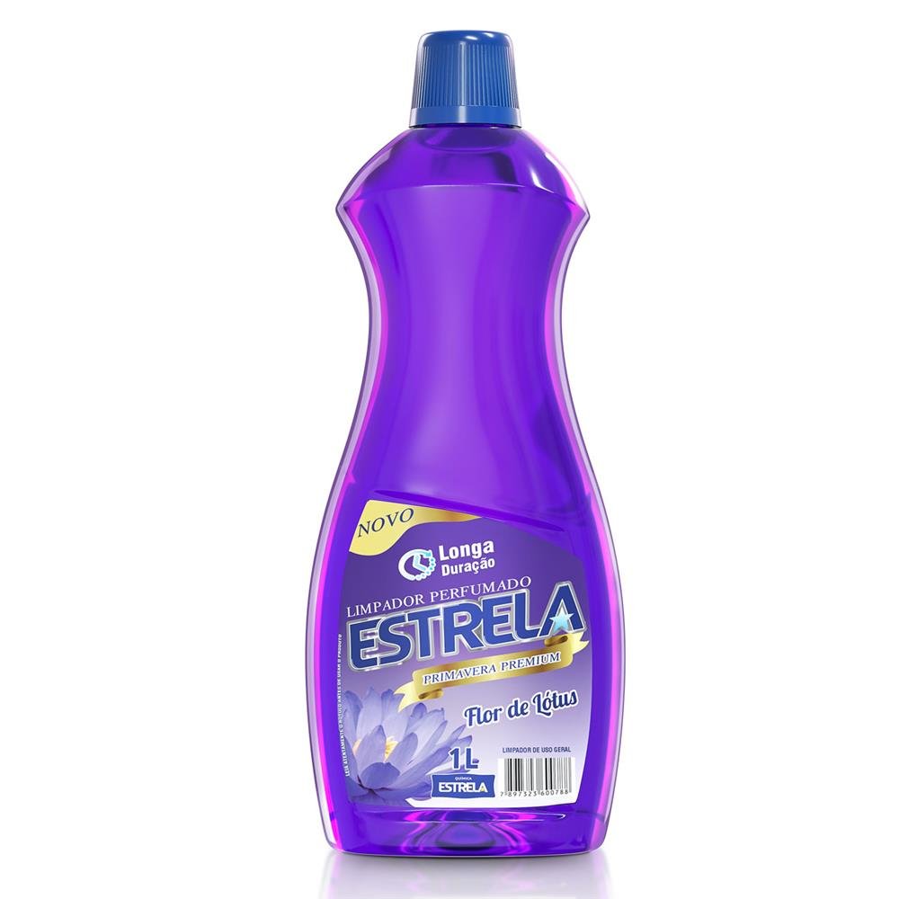 Limpador Perfumado Estrela Flor De Lotus 12X1 l