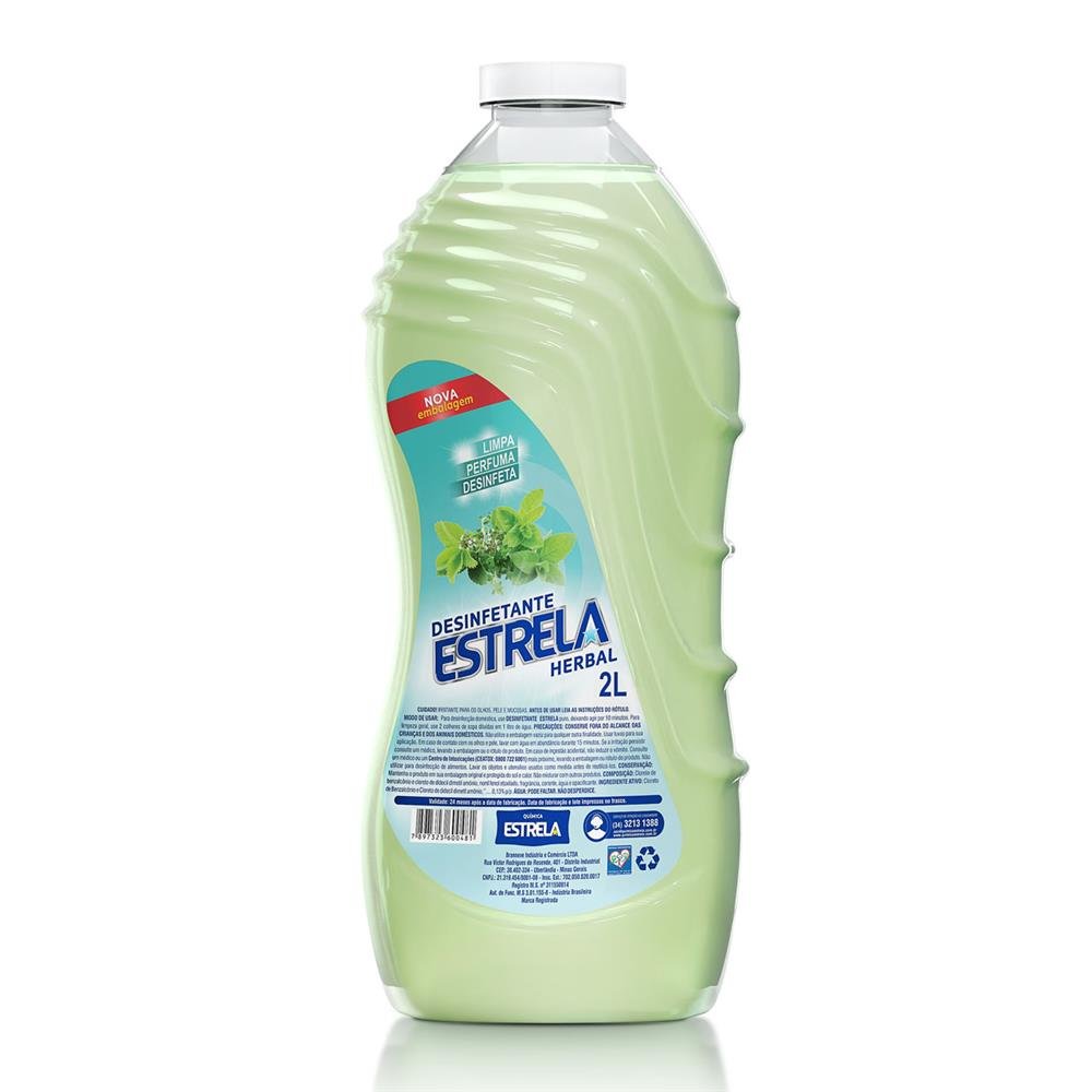 Desinfetante Estrela Herbal 6X2 l