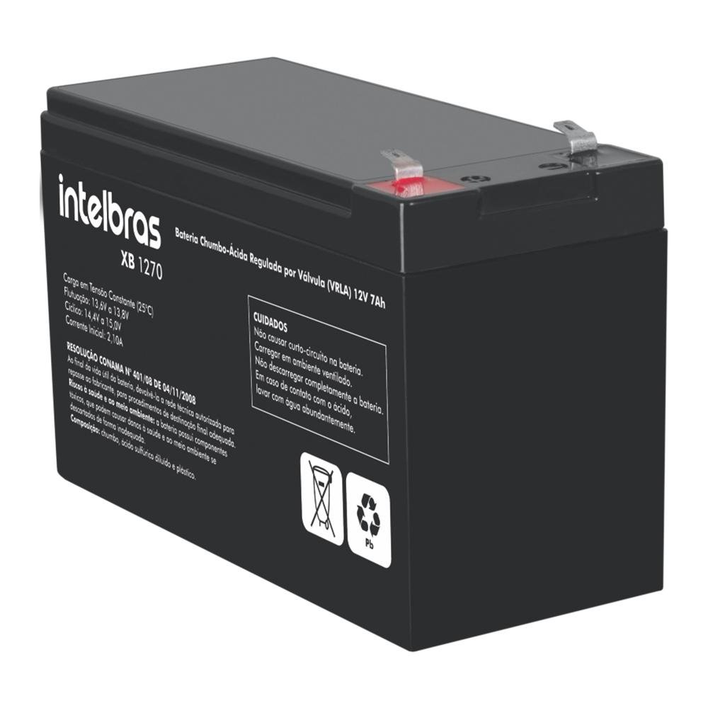 Bateria Intelbras VRLA 12V 7ah XB1270 Nobreak