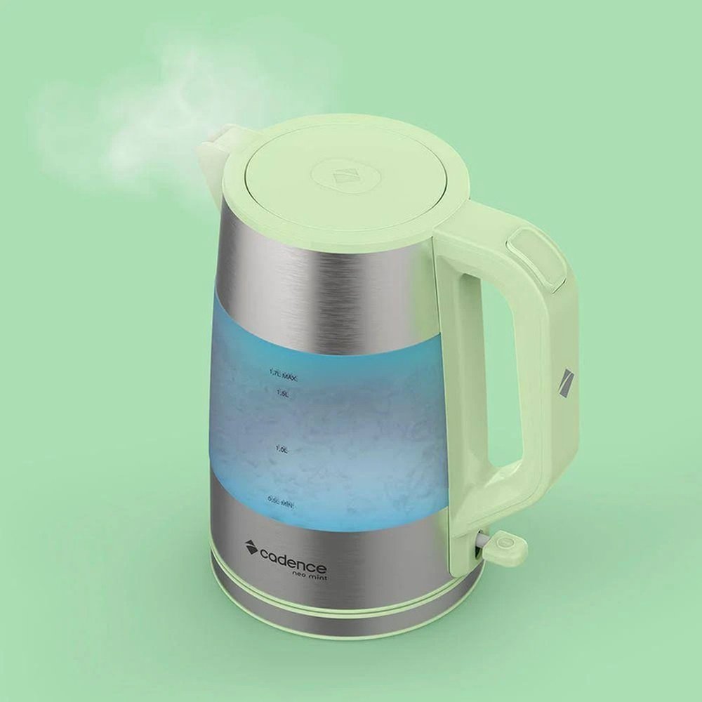 Chaleira Elétrica Cadence Neo Mint Inox e Verde CEL309 - 127 Volts