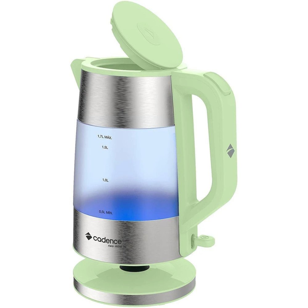 Chaleira Elétrica Cadence Neo Mint Inox e Verde CEL309 - 127 Volts