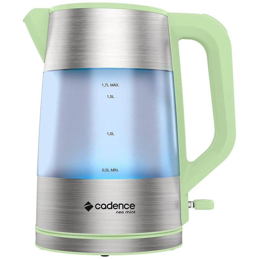 Chaleira Elétrica Cadence Neo Mint Inox e Verde CEL309 - 127 Volts