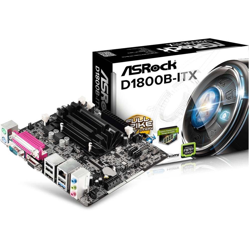 Placa Mae (intel) Asrock D1800b Mini Itx