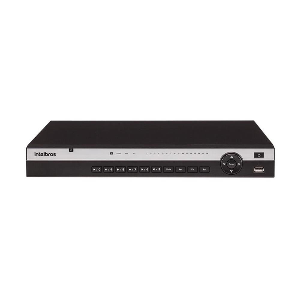 Nvr 6mp 16 canais em rede h.265 s/hd nvd 3116 intelbras