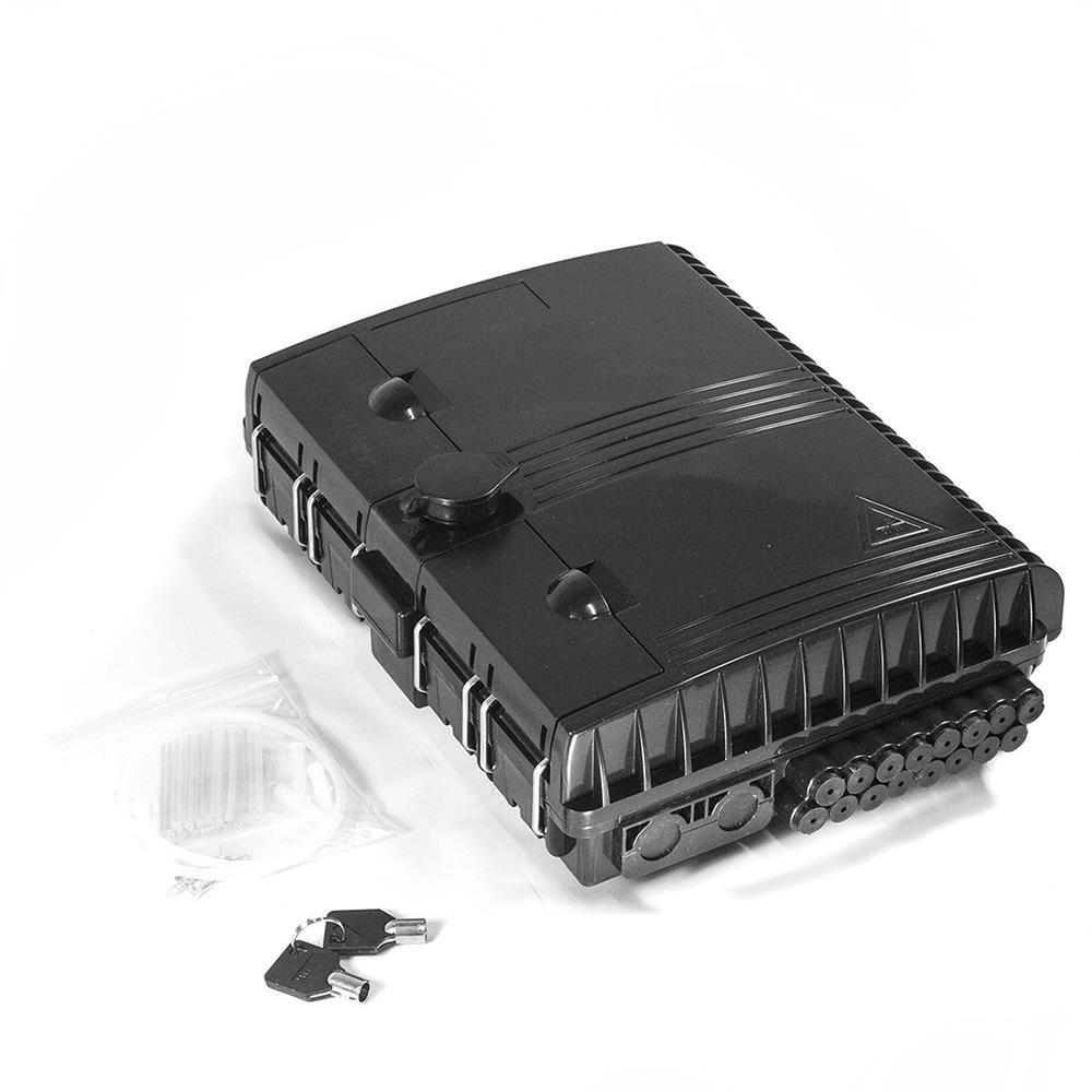 Caixa de atendimento optico ftth 16 fibras (cto)