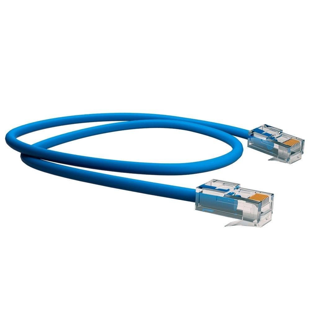 Cabo Patch Cord CAT5E T568A/B 1,5M Azul