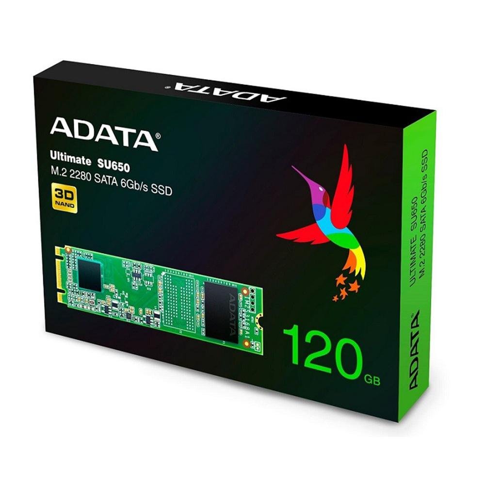 Ssd M.2 2280 Adata 120gb Sata 6 3d Nand - Asu650ns38-120gt-c