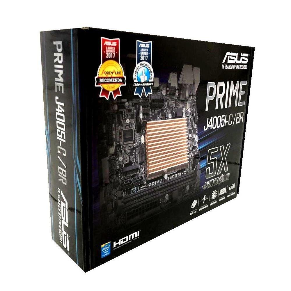 Placa Mae (intel) Asus Celeron Prime J4005i-c/br