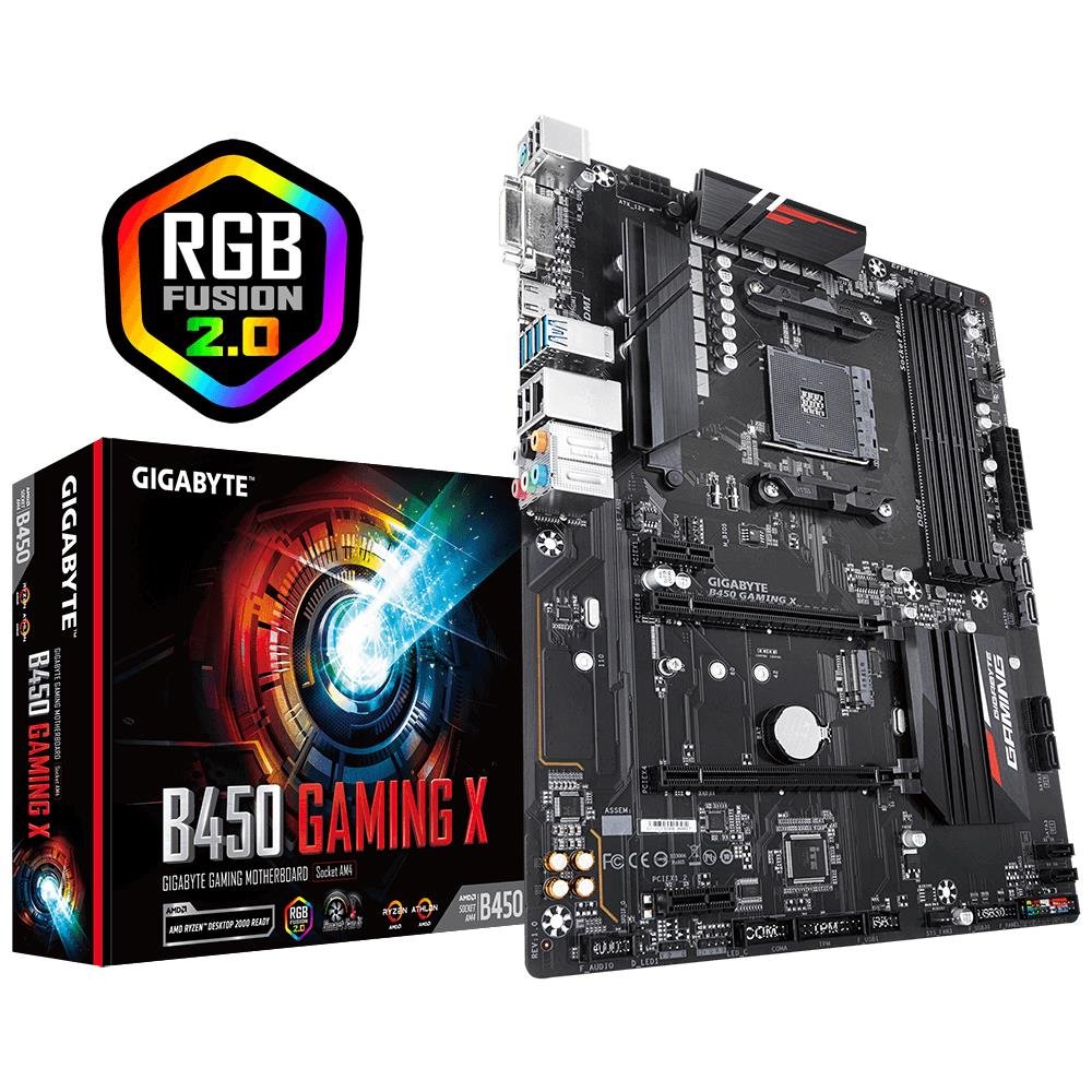 Placa Mãe Amd Gigabyte B450 Gaming X Ddr4 Am4