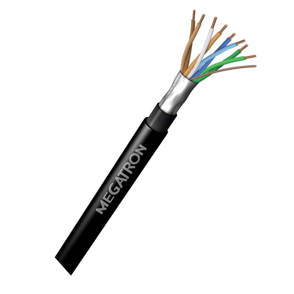 Cabo Rede 4par Cat5e 100mts Dupla Capa Blindadcobre