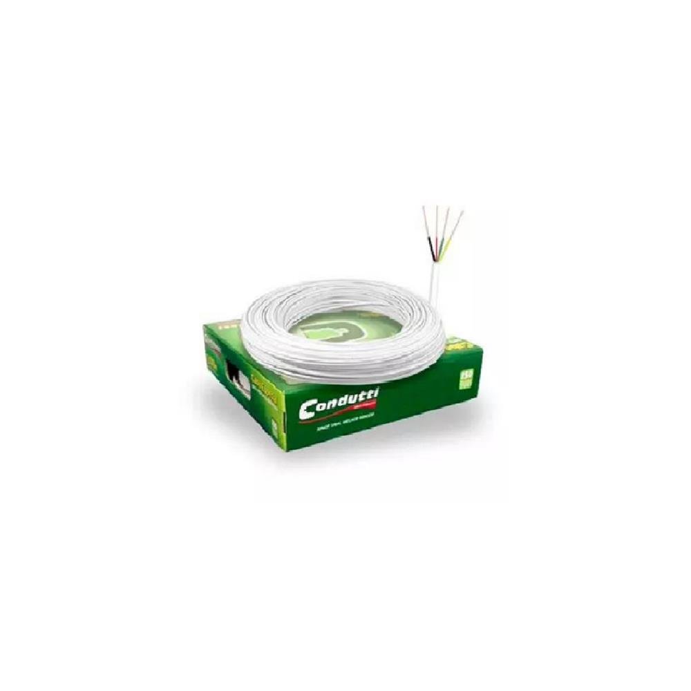 Cabo 2 Pares X 24 - 50 Cca Branco Cx 100M